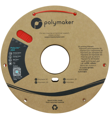 Polymaker ASA Red 1.75mm 1kg