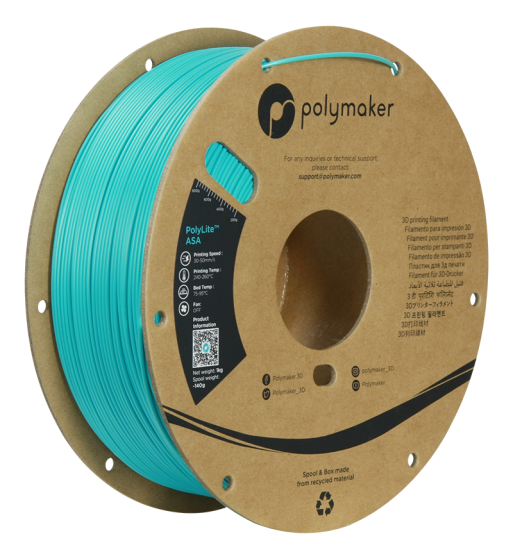 Polymaker ASA Teal 1.75mm 1kg