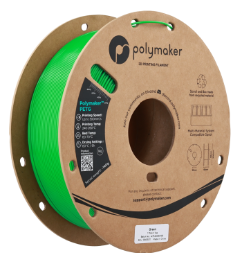Polymaker PETG Green 1.75mm 1kg