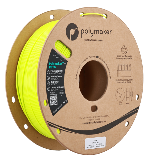 Polymaker PETG Lime 1.75mm 1kg