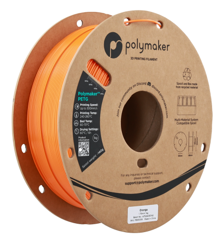 Polymaker PETG Orange 1.75mm 1kg