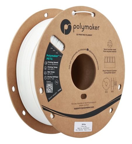 Polymaker PETG White 1.75mm 1kg