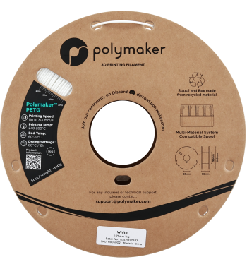 Polymaker PETG White 1.75mm 1kg