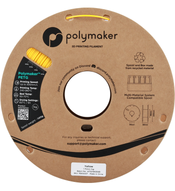 Polymaker PETG Yellow 1.75mm 1kg