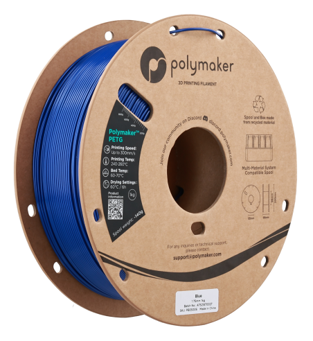 Polymaker PETG Blue 1.75mm 1kg