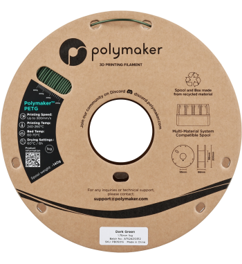 Polymaker PETG Dark Green 1.75mm 1kg
