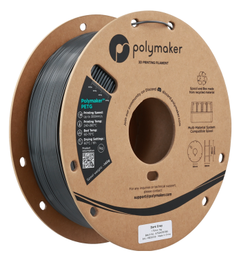Polymaker PETG Dark Grey 1.75mm 1kg