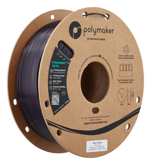 Polymaker PETG Dark Purple 1.75mm 1kg