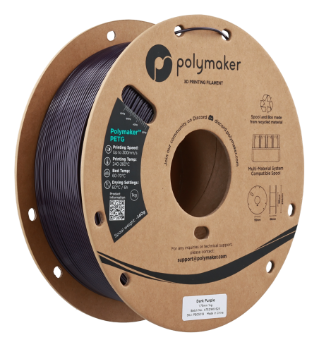 Polymaker PETG Dark Purple 1.75mm 1kg