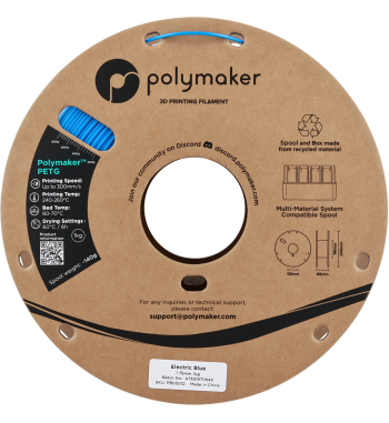 Polymaker PETG Electric Blue 1.75mm 1kg