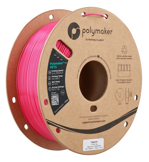 Polymaker PETG Magenta 1.75mm 1kg