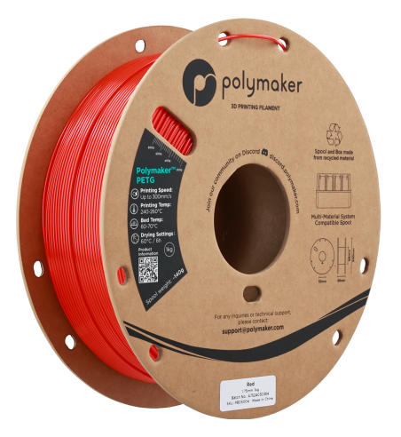 Polymaker PETG Red 1.75mm 1kg