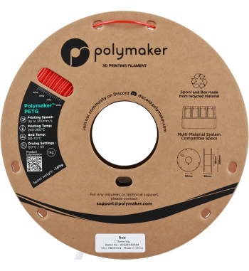 Polymaker PETG Red 1.75mm 1kg