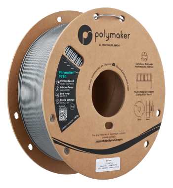 Polymaker PETG Silver 1.75mm 1kg