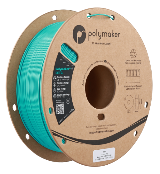 Polymaker PETG Teal 1.75mm 1kg