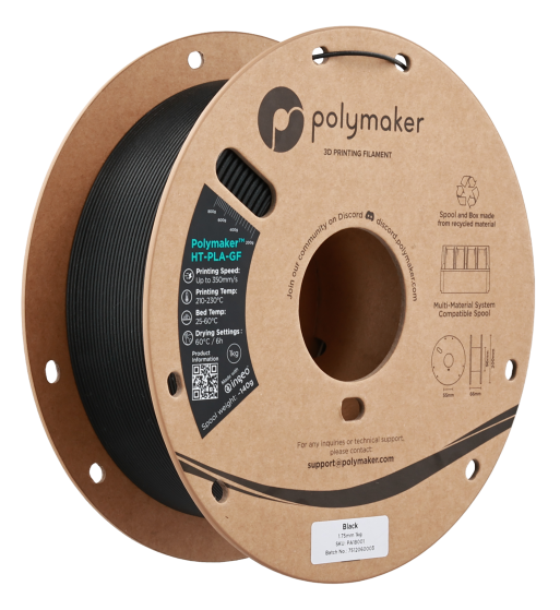 Polymaker HT-PLA-GF Black 1.75mm 1kg