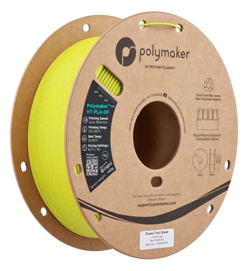 Polymaker HT-PLA-GF Power Tool Green 1.75mm 1kg