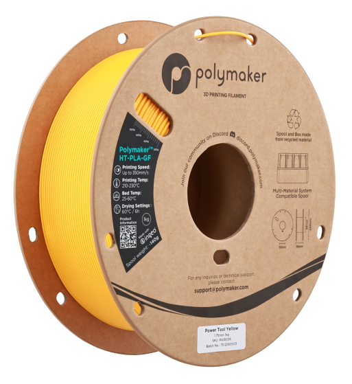 Polymaker HT-PLA-GF Power Tool Yellow 1.75mm 1kg