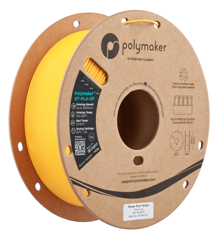 Polymaker HT-PLA-GF Power Tool Yellow 1.75mm 1kg