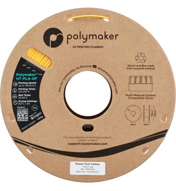Polymaker HT-PLA-GF Power Tool Yellow 1.75mm 1kg