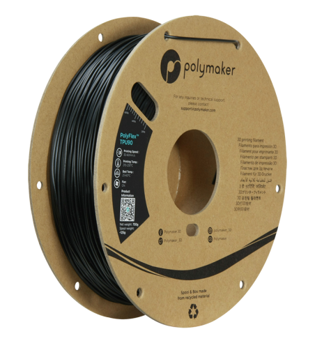 Polymaker PolyFlex TPU90 Black 1.75mm 1kg