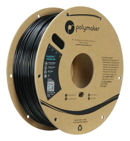 Polymaker PolyFlex TPU95-HF Black 1.75mm 1kg