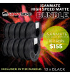 iSANMATE High Speed Matte PLA Black Bundle
