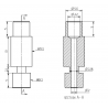 V6 Compatible Titanium Alloy Heat Break 1.75mm